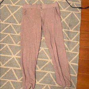 Monrow Pink SUPER SOFT Sweatpants Size small!